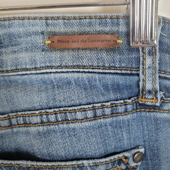 Anthropologie Pilcro & The Letterpress Folio Distressed Jeans Size 26 - Picture 11 of 11